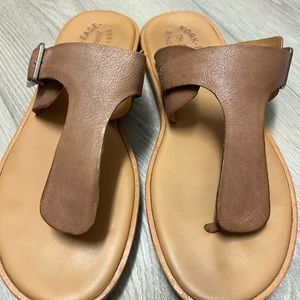 Kork-Ease Leather Thong Sandal